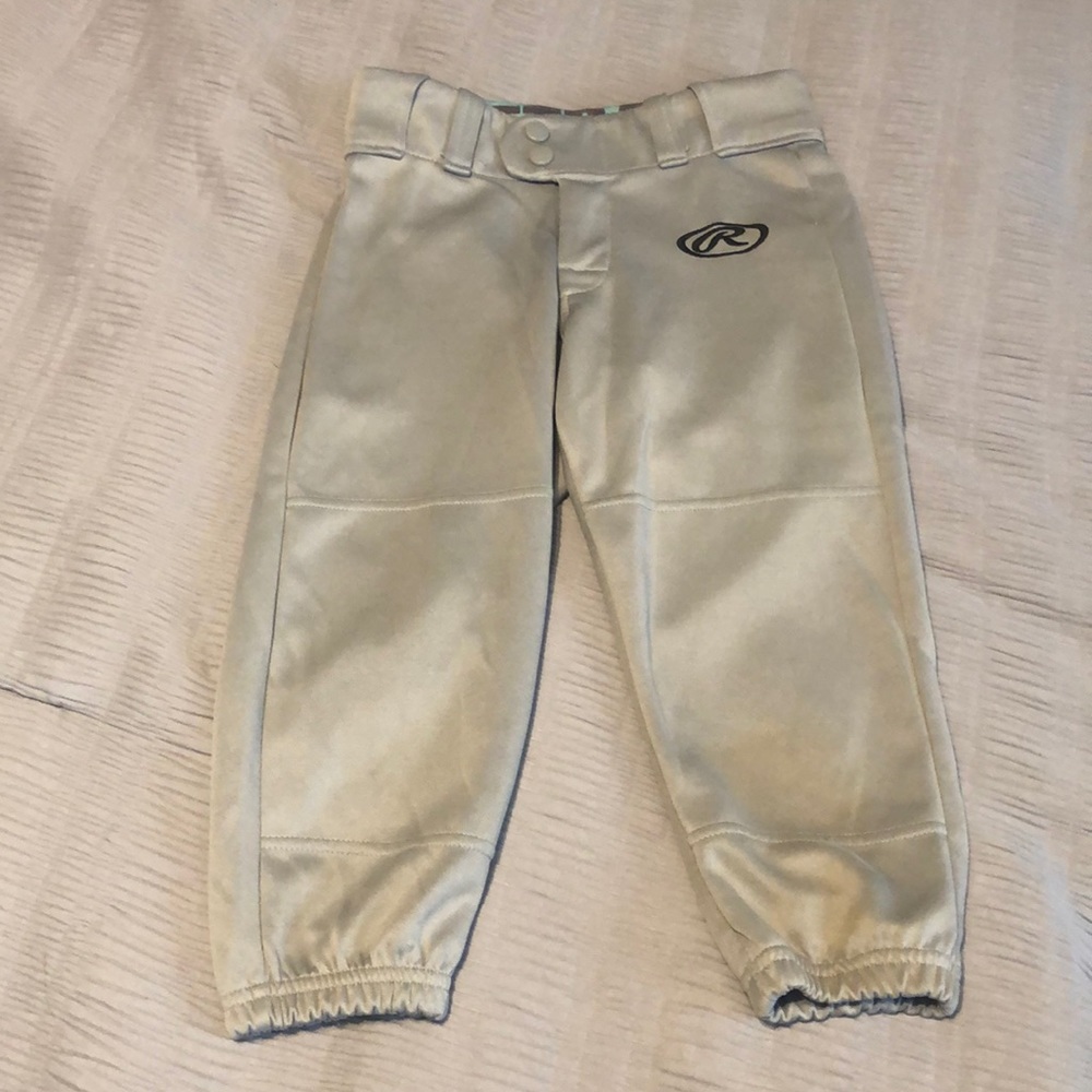 Rawlings Grey girls softball pants youth medium